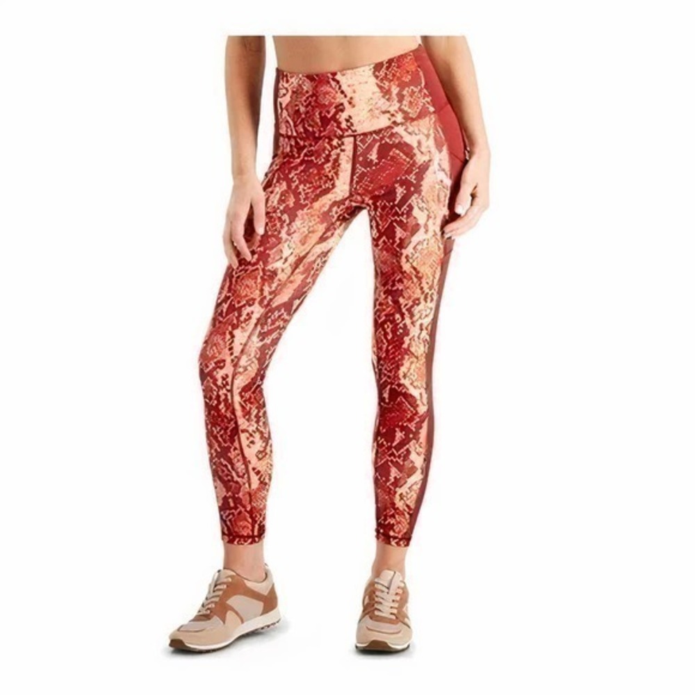 Ideology 7/8 Leggings Snakeskin-Print